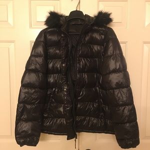GAP puffer jacket with detachable hood
